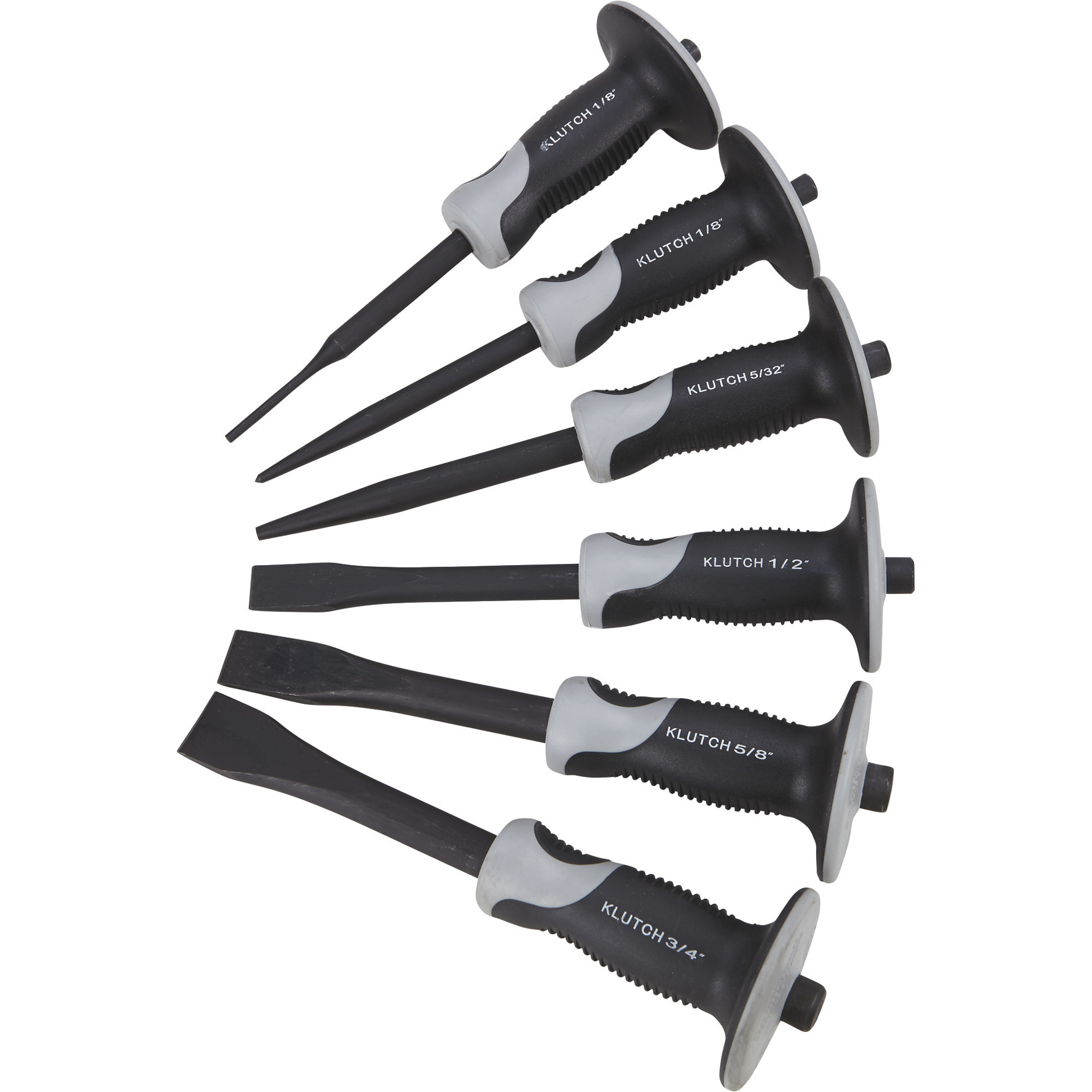 Klutch Punch & Chisel Set, 6-Pc.